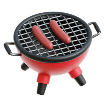 Barbeque 3d Illustration png