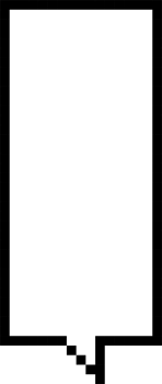 8bit retro game pixel speech bubble balloon icon sticker memo keyword planner text box banner png