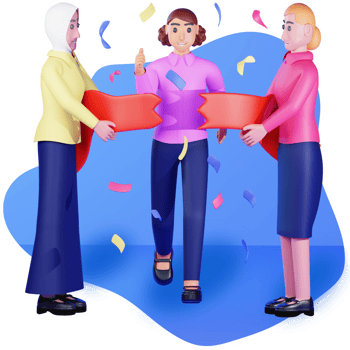 business competition 3d illustration png