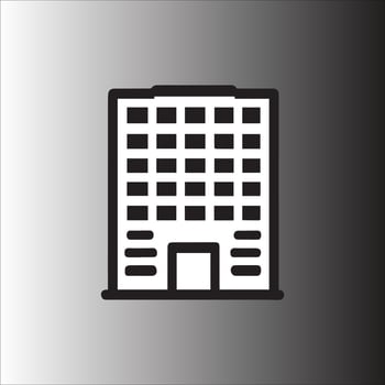 Home illustration sign Hotel symbol vector