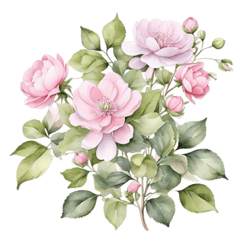 Watercolor Floral Flower Design, Watercolor Flower Arrangements Floral, Watercolor Flower Bouquet, Watercolor Flower Design png