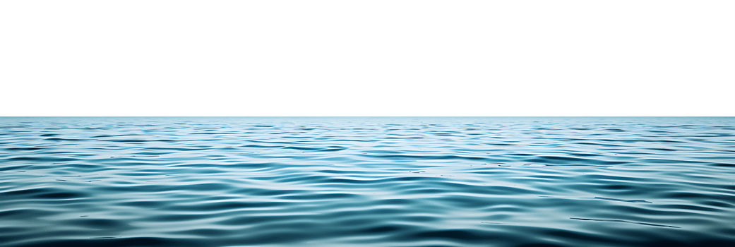 Isolated Blue Water Surface Clear Background png