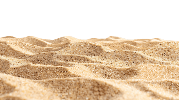 Clear Background Isolated Beach Sand png