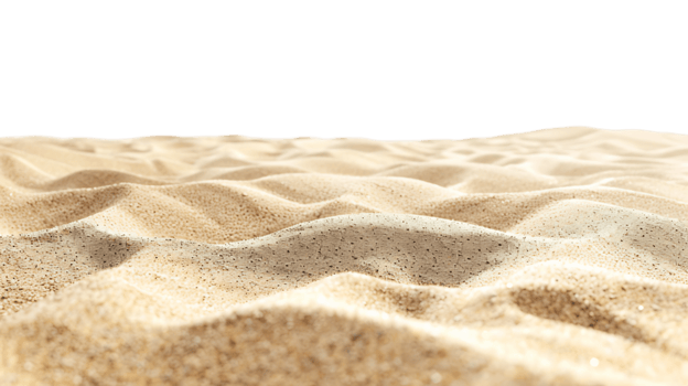 Isolated Sand on the Beach on Clear Background png