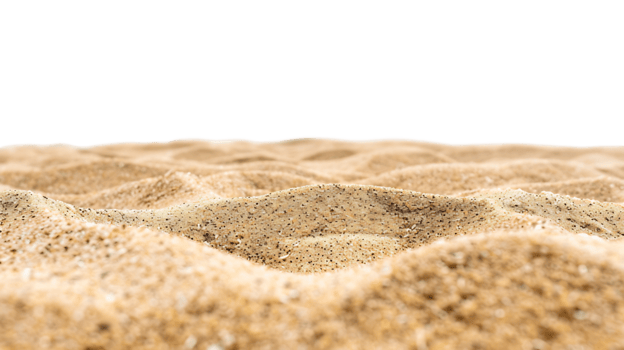 Beach Sand on Transparent Isolated Image png