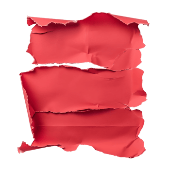 Clear Background Red Paper Tear Cutout png