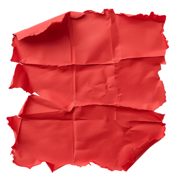 Clear Background Isolated Red Paper Tear png