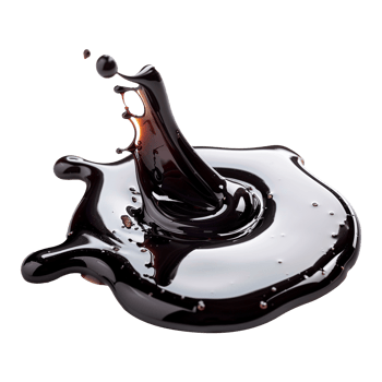 Puddle of balsamic vinegar isolated on transparent background png
