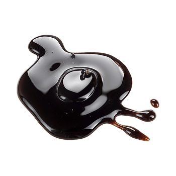 Puddle of balsamic vinegar isolated on transparent background png