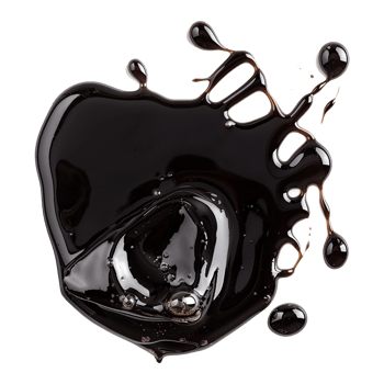 Puddle of balsamic vinegar isolated on transparent background png