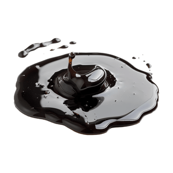 Puddle of balsamic vinegar isolated on transparent background png
