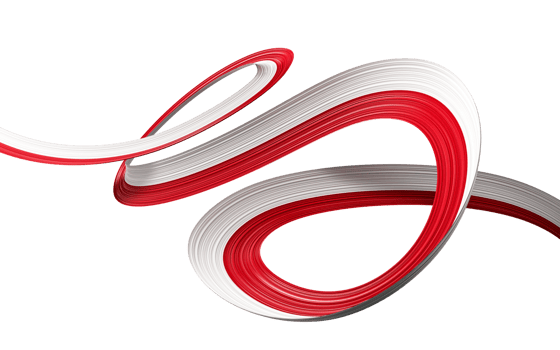 3d Flag Of Poland Country 3d Waving Poland Ribbon Flag, 3d illustration png