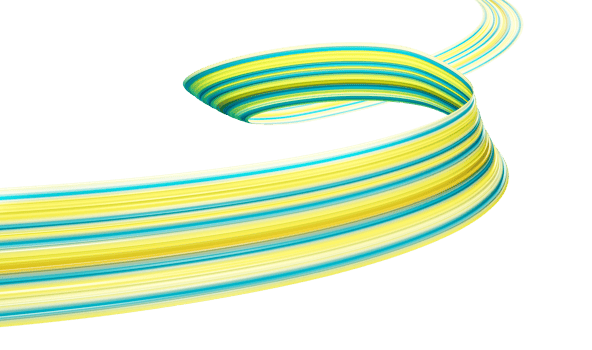 3d Ribbon color flag of Kazakhstan 3d illustration png