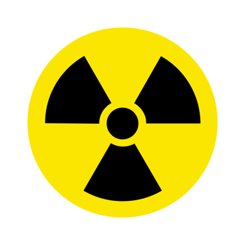 Radiation Warning Symbol.Isolated Radioactive sign png