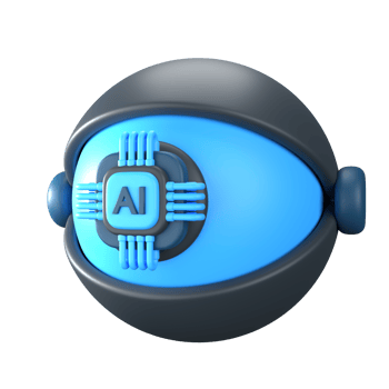 Ai eye 3D Illustration png