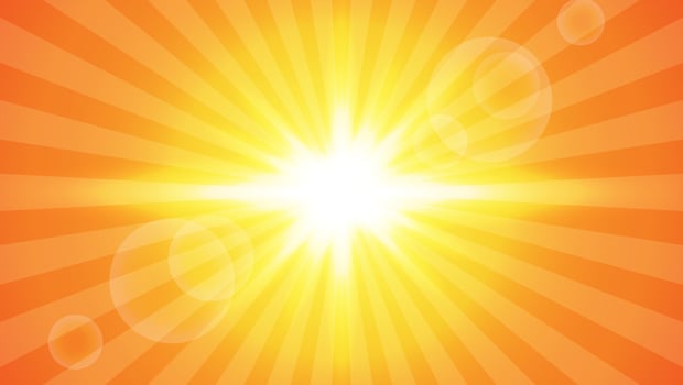 Summer background. Shining summer background. vector