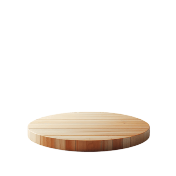 Wooden cutting board isolated from background png