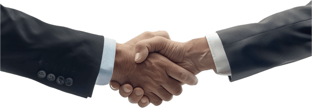 Business Handshake Between Two Professionals. png