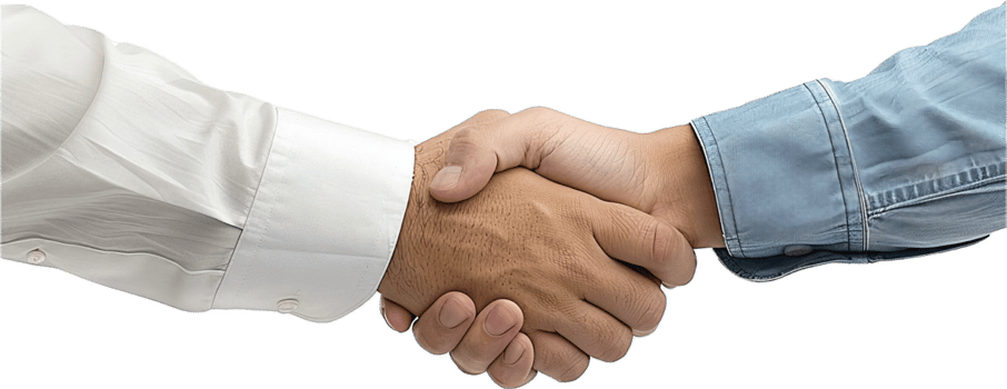 Business Handshake Between Two Professionals. png