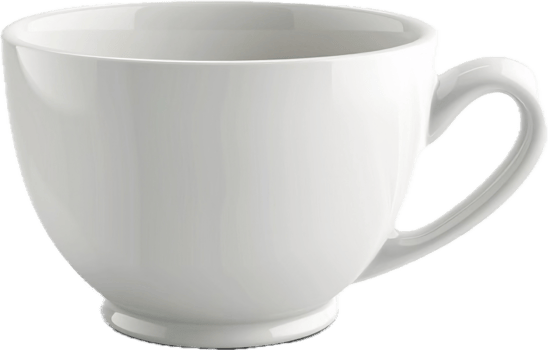 White Ceramic Cup. png