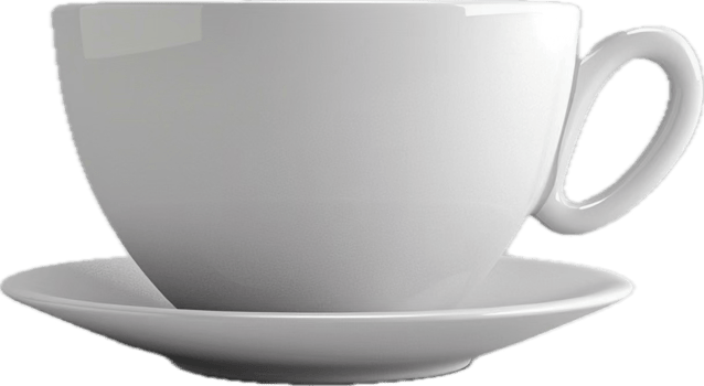 White Ceramic Cup. png