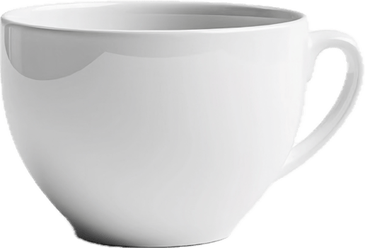 White Ceramic Cup. png