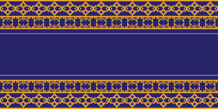 Elegant Textile Border with Floral Motif.Vintage Textile Border for Classic Designs.Colorful Textile Border with Geometric Patterns vector