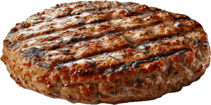Juicy Grilled Beef Burger Patty. png