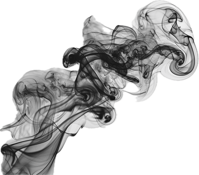 Flowing Black Ink Swirls. png