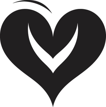 Intriguing Heart Shape Elegant Abstract Classy Heart Symbol Stylish Decorative vector
