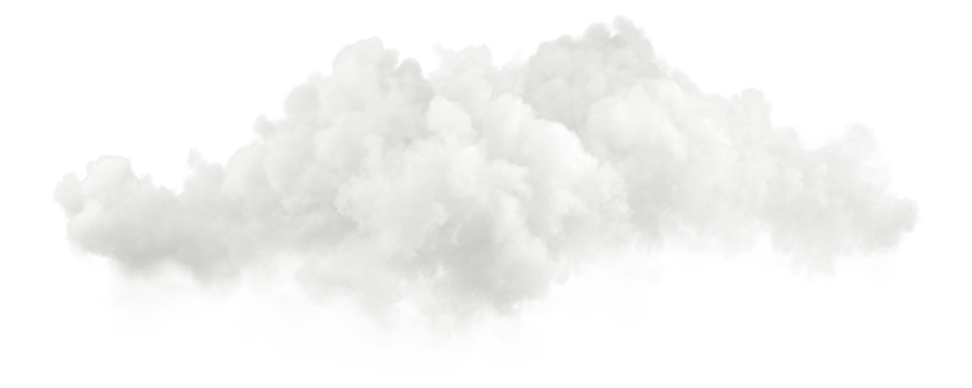 Clouds for landscaped realistic cut backgrounds 3d illustration png