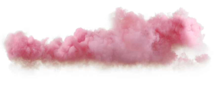 Horizontal cloudscape shapes sunset atmosphere specials effect 3d rendering abstract png