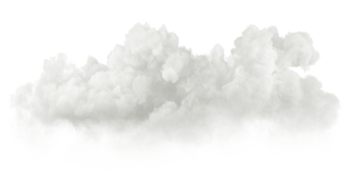 Specials effect 3d rendering soft clouds cutout backgrounds png