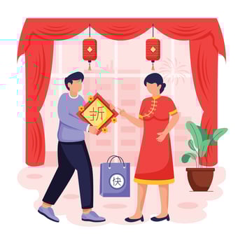 Depicting New Year Celebration vector
