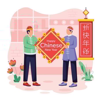 Depicting New Year Celebration vector