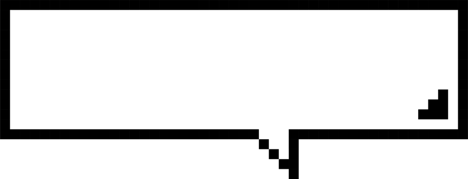 8bit retro game pixel speech bubble balloon icon sticker memo keyword planner text box banner png