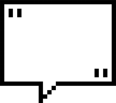 8bit retro game pixel speech bubble balloon icon sticker memo keyword planner text box banner png