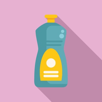 Flat design household cleaner illustration vector