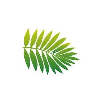 Green leaf icon green. Elements design for natural, eco, vegan, bio labels vector