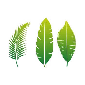 Green leaf icon green. Elements design for natural, eco, vegan, bio labels vector