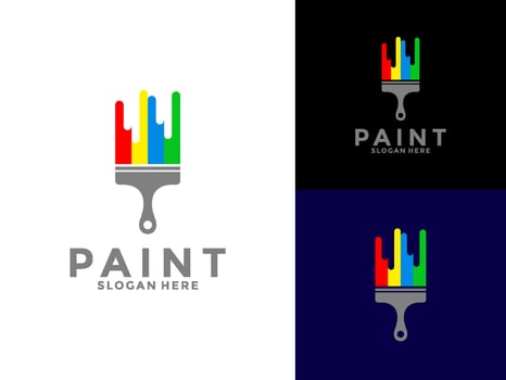 Painting Services Logo , Colorful Paint logo icon Template vector