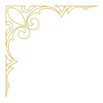 Gold vintage baroque corner ornament retro pattern antique style acanthus. Decorative design filigree calligraphy. You can use for wedding decoration of greeting card and laser cutting. png