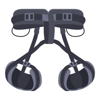 illustration of black binoculars vector