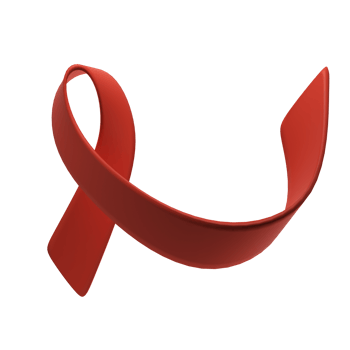 World AIDS Day on December 1. 3d red ribbon. Aids Awareness icon design for poster, banner, t-shirt illustration png