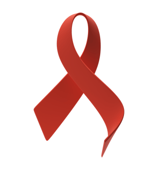 World AIDS Day on December 1. 3d red ribbon. Aids Awareness icon design for poster, banner, t-shirt illustration png