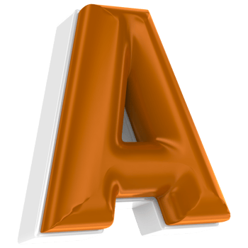 A Font Chocolate 3D Render png