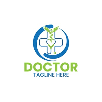doctor logo design vector