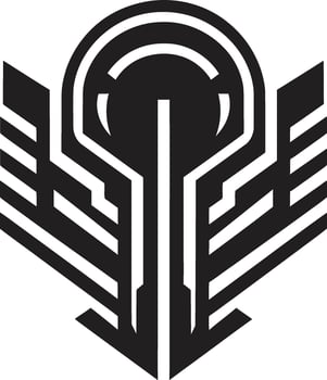 Phantom Phisher Black Cyber Thief Icon Cyber Scoundrel Sinister Thief Symbol vector
