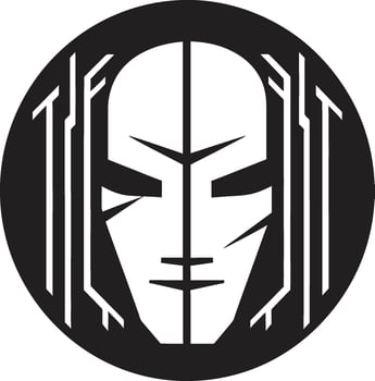 Data Pirate Intrusive Black Thief Icon Binary Bandit Digital Cyber Thief Graphic vector