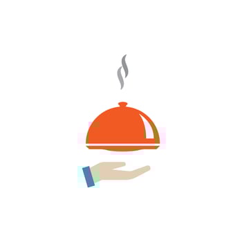 serve icon template vector